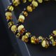 Amber mix color beads bracelet